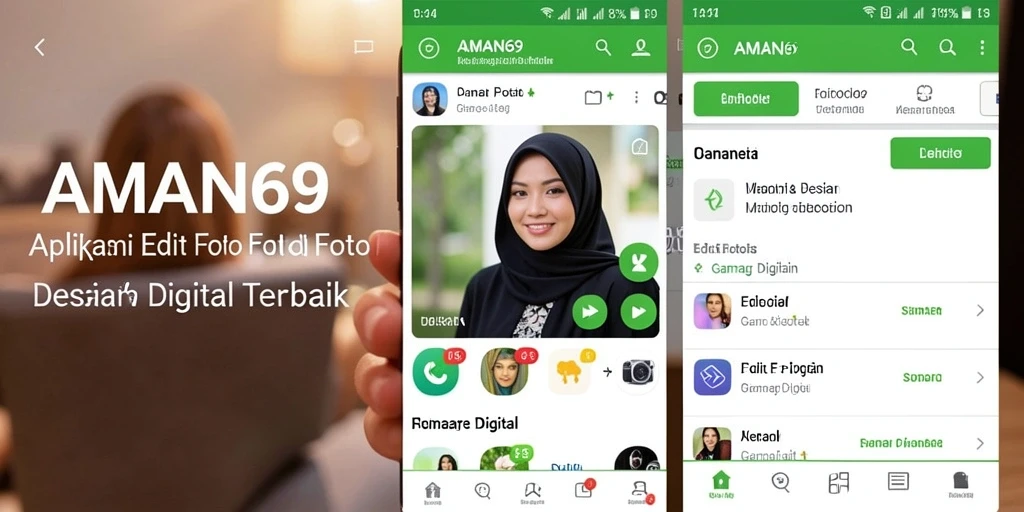 Tampilan antarmuka AMAN69 yang sederhana dan modern.