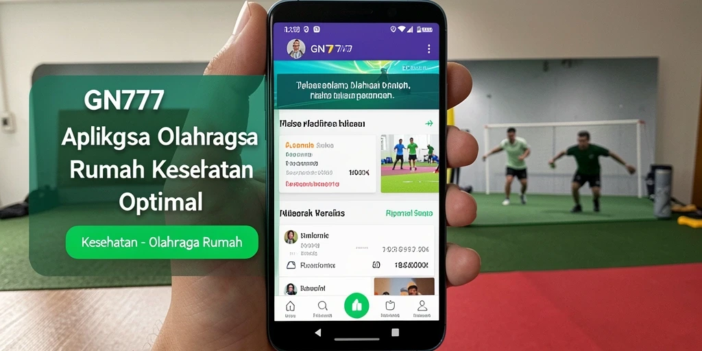 Tampilan antarmuka GN777 yang user-friendly dan menarik untuk olahraga di rumah.